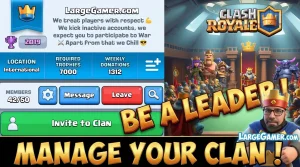 Largegamer.com - clash royale clan management guide to rule them all Clash Royale Clan Recruitment and Management Guide